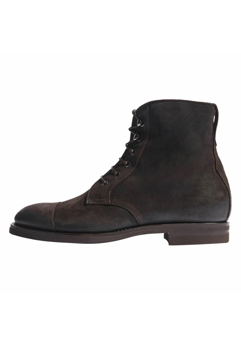 Scarosso PAOLO  - Botines con cordones - dark brown suede