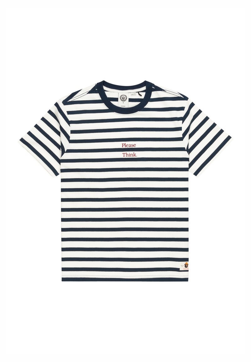 Element T-shirt print blauw