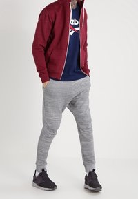 Blend Mikina na zip - bordeaux