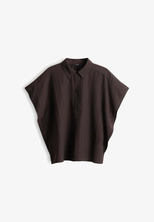 OPUS, RELAXED POLO FIT - Bluse - affogato