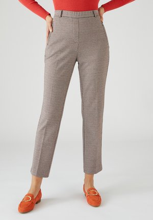 Damart MILANO - Pantalones - Terracotta Houndstooth