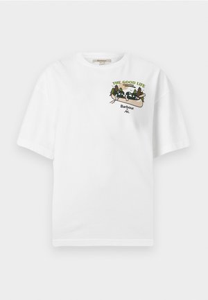 Barbour, MUL HEATON - Μπλουζάκι με στάμπα - white