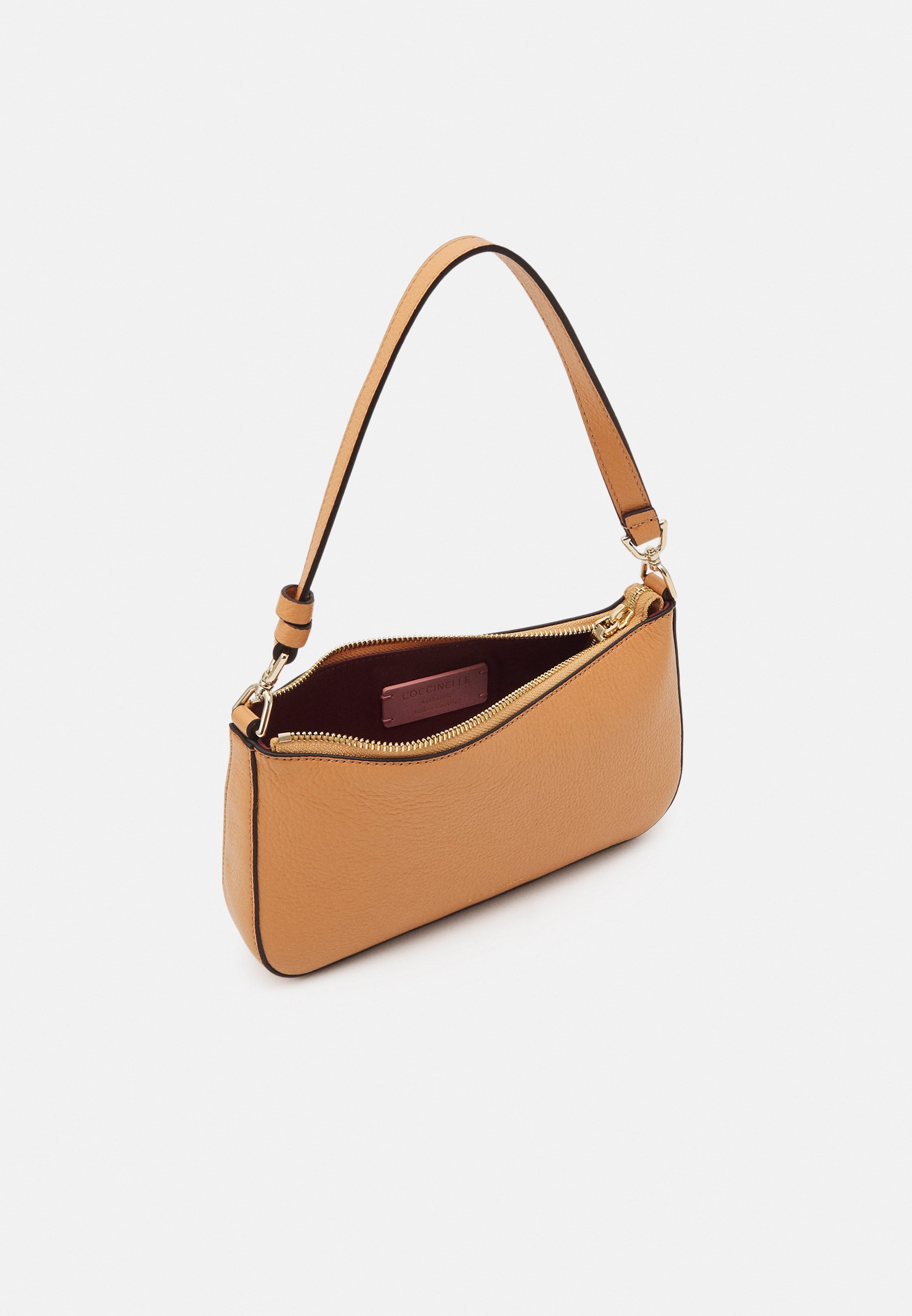 Coccinelle BONHEUR MINI CROSSBODY BAG - Rankinė per petį - almond/smėlinė -  Zalando.lt