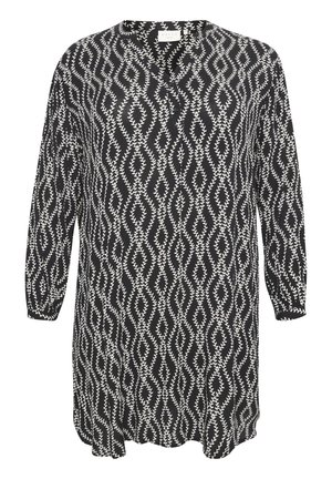 Kaffe Curve KCROYA AMI  - Tunika - black chalk print