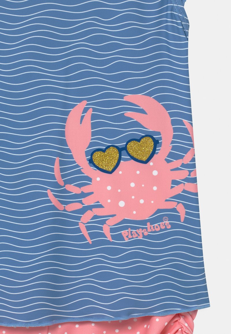 Kinder Bikinis | Playshoes UV-SCHUTZ SET Badeanzug blau/pink/blau - KV26049 Kinder Bikinis | Playshoes UV-SCHUTZ SET Badeanzug blau/pink/blau - KV26049