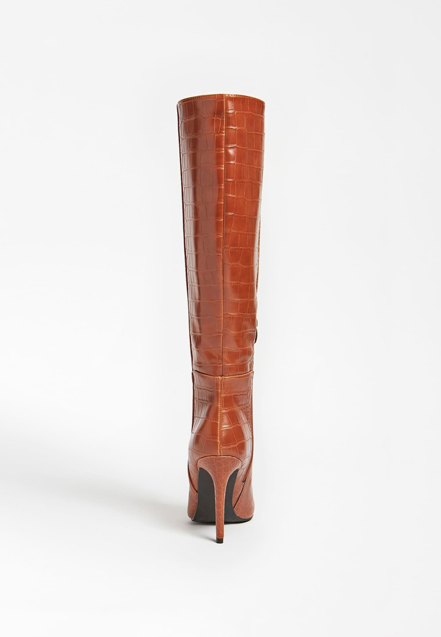 Guess RUKE KROKO-PRINT - Laarzen met hoge hak - braun/Bruin - Zalando.nl