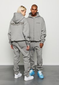 Multiply Apparel Mikina na zip - moon mist