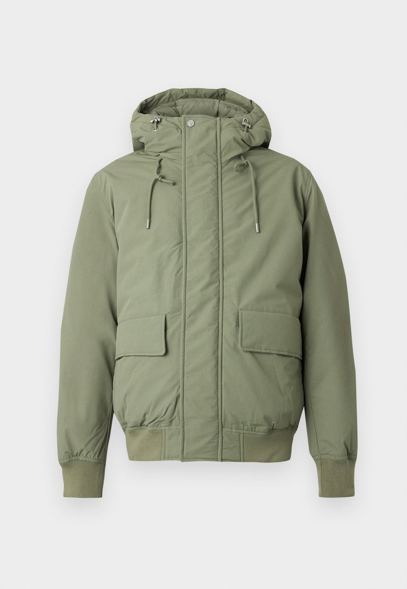 Tommy Jeans Winterjas olijfgroen