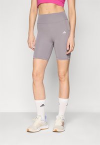 adidas Performance - OPTIME LEGGINGS - Retuusid - taupe oxide Väikepilt 1