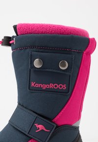 KangaROOS BEAN II - Vinterstøvler - dark navy/daisy pink
