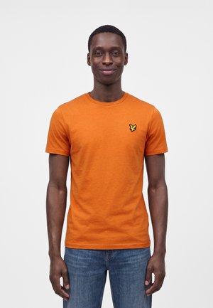 Lyle & Scott, PLAIN  - Lihtne T-särk - broad orange