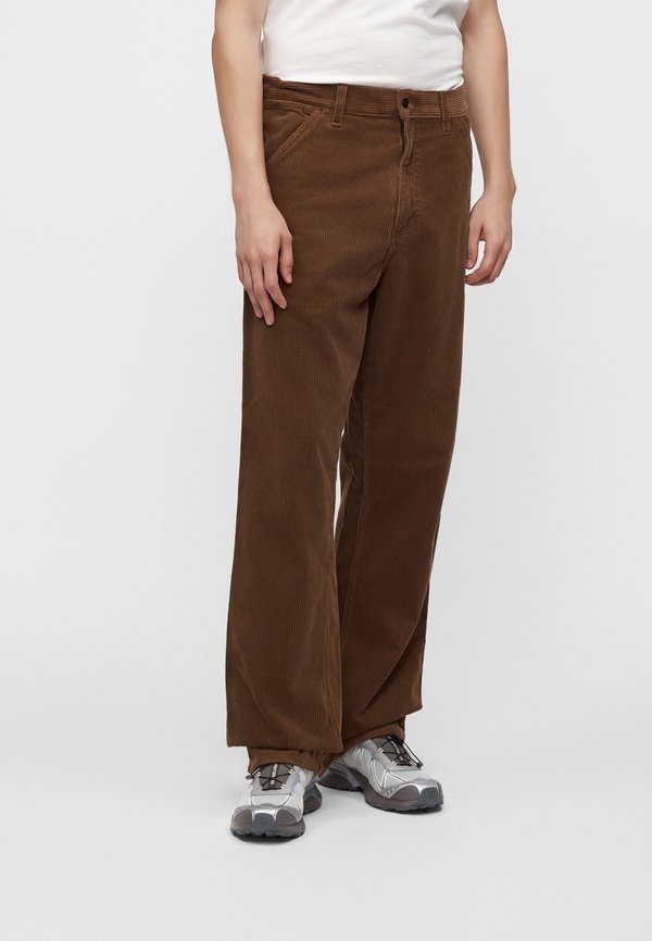 SIMPLE PANT COVENTRY - Pantaloni - wip h brown rinsed