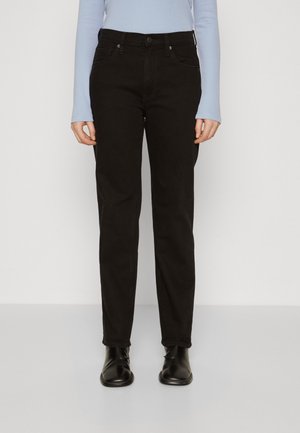 Straight leg jeans - black denim