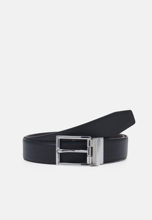 FORMAL REVERSIBLE BELT - Cintura - black/burgundy