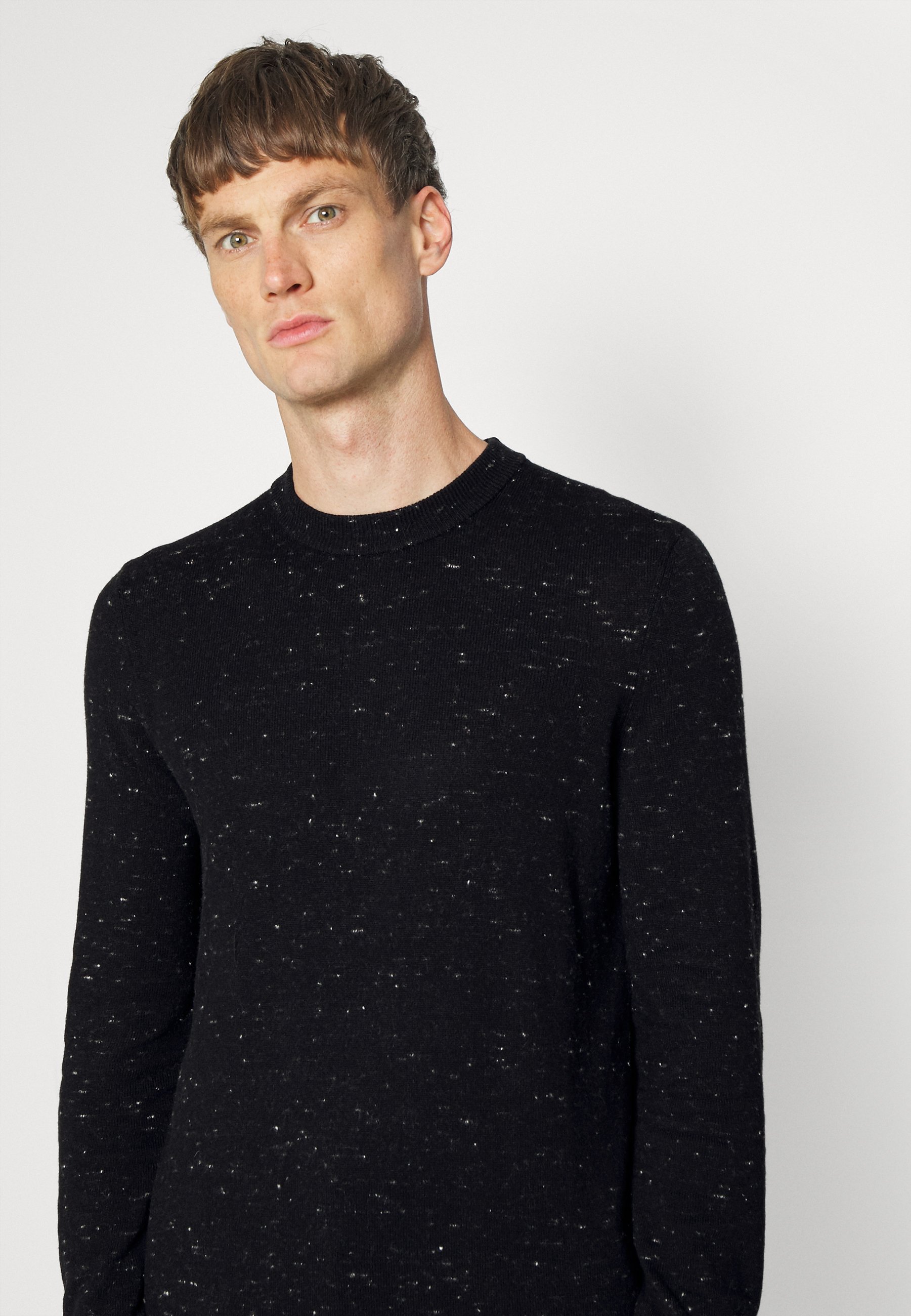 BOSS AKTARU - Jumper - black - Zalando 