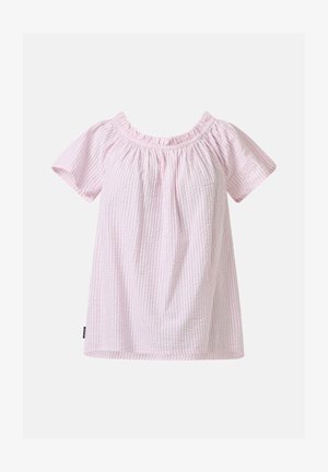 Seaside, MARINA SEERSUCKER SINGOALLA TOP - T-shirt print - mauve stripe