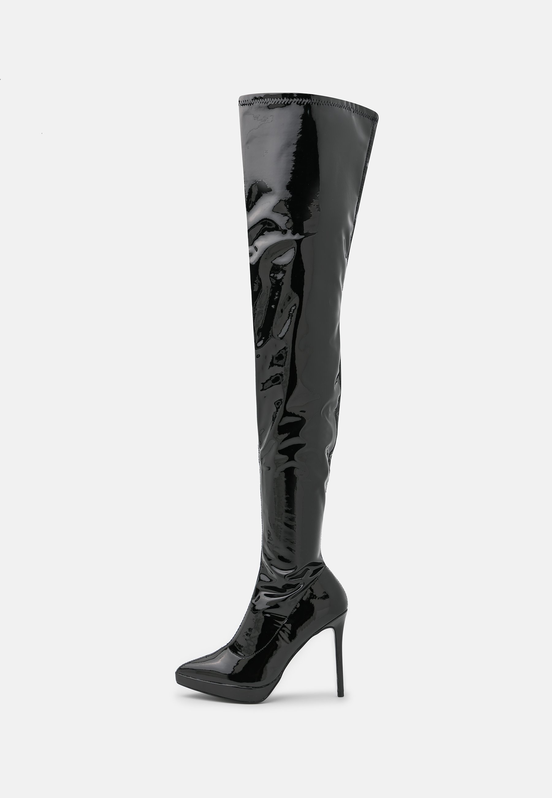 womens leather thigh high boots