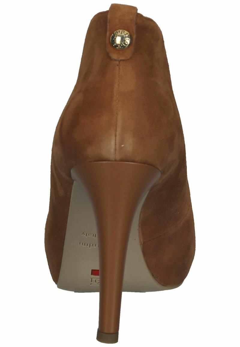 Damen Klassische Pumps | NeroGiardini High Heel Peeptoe tabacco/braun - DP79329 Damen Klassische Pumps | NeroGiardini High Heel Peeptoe tabacco/braun - DP79329