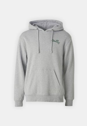 HOOD UNISEX - Sweatshirt - grey marl/green