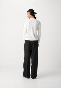 Marc O'Polo CARDIGAN LONGSLEEVE V-NECK - Ζακέτα - white