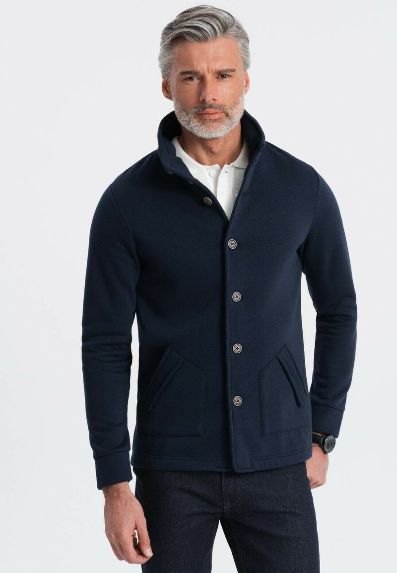 Ombre CASUAL - Sudadera con cremallera - navy blue