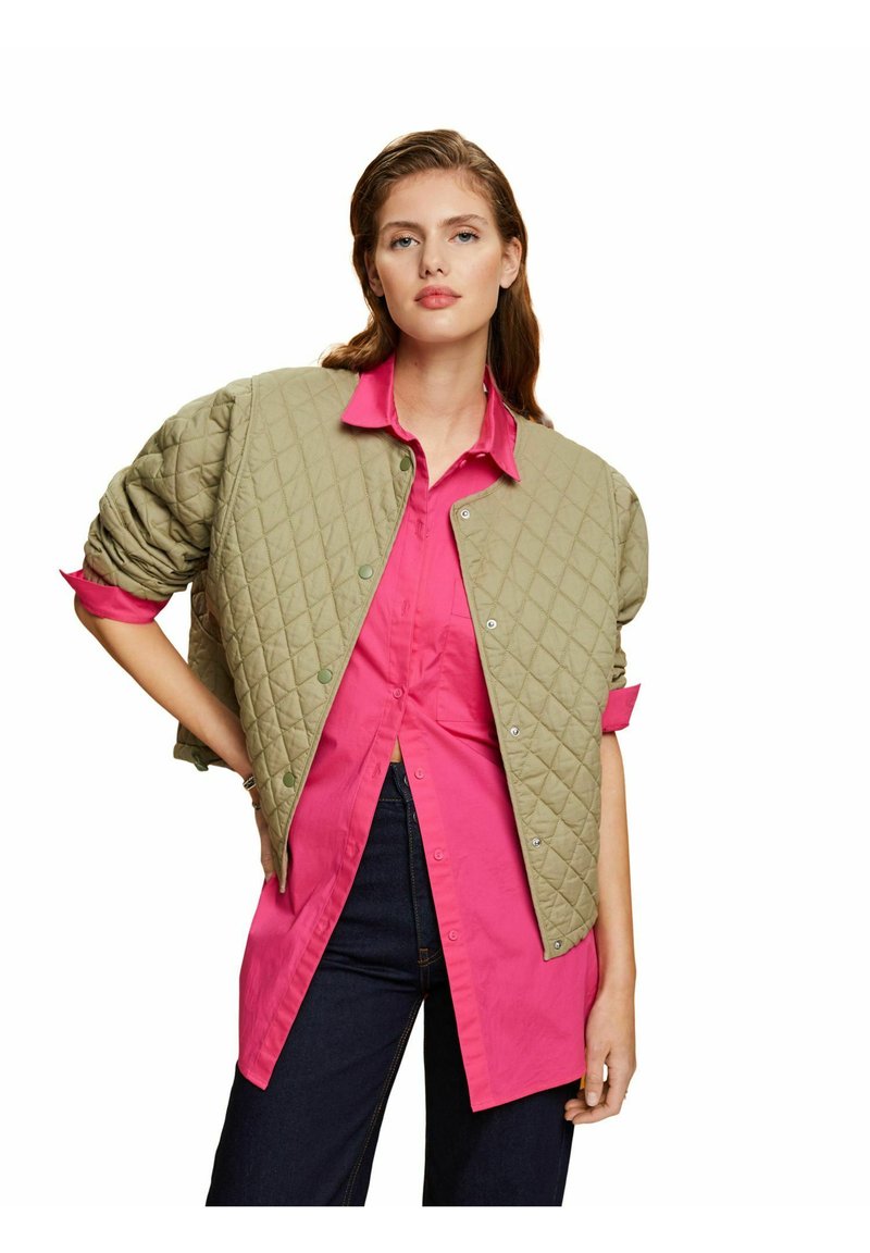 edc by Esprit INDOOR Light jacket khaki green/mottled green