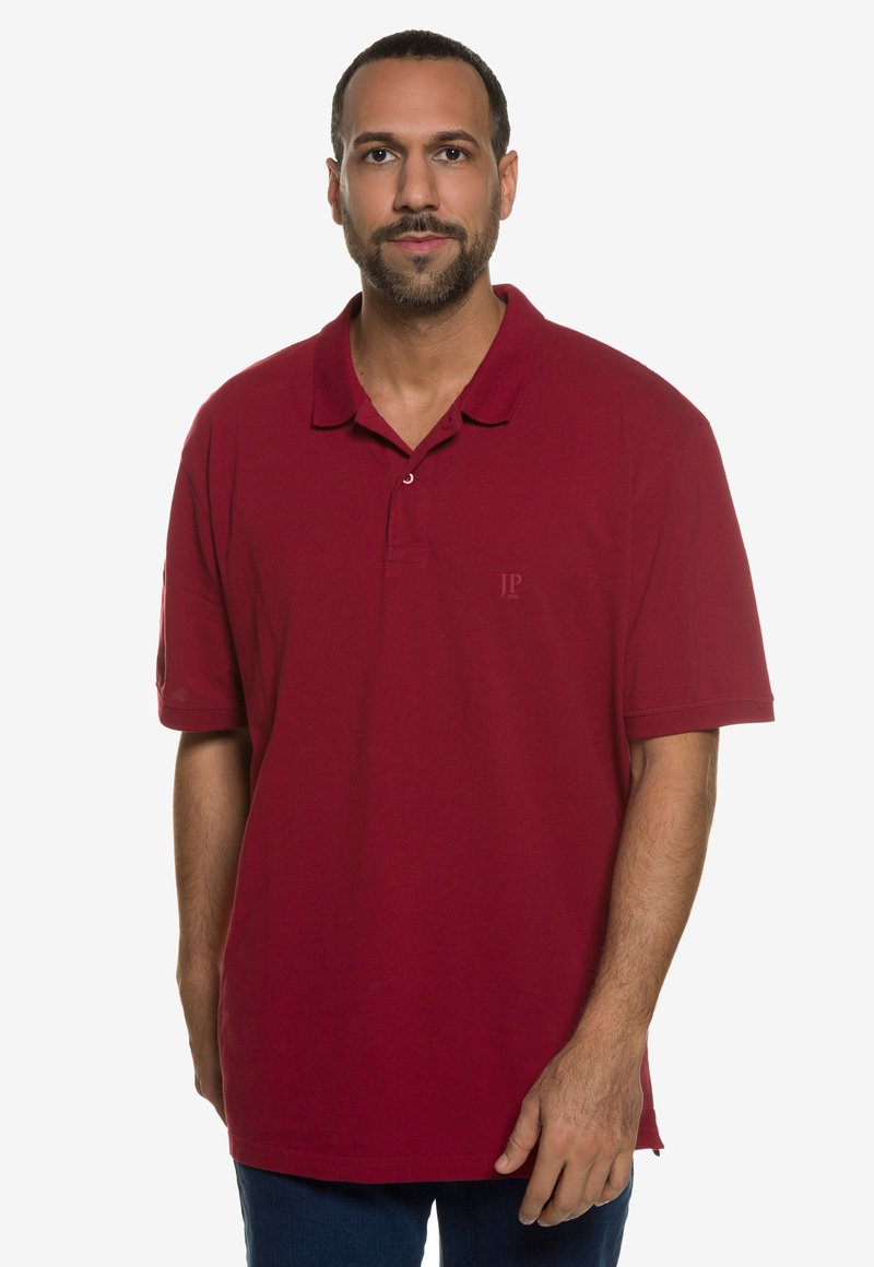 JP1880 GROSSE BIS KNOPFLEISTE - Piké - weinrot