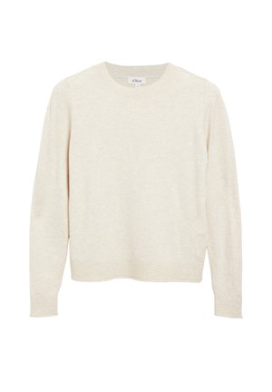 s.Oliver, STRICKPULLOVER - Trui - helles beige