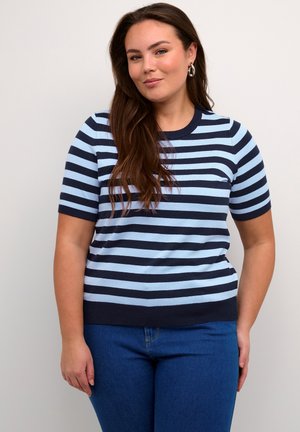 MAJI SHORT SLEEVES  - Print T-shirt - windsurfer midnight m stripe