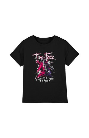 Cotton Soul, BATMAN TWO FACE DOUBLE SIDED TERROR UNISEX - Print T-shirt - black