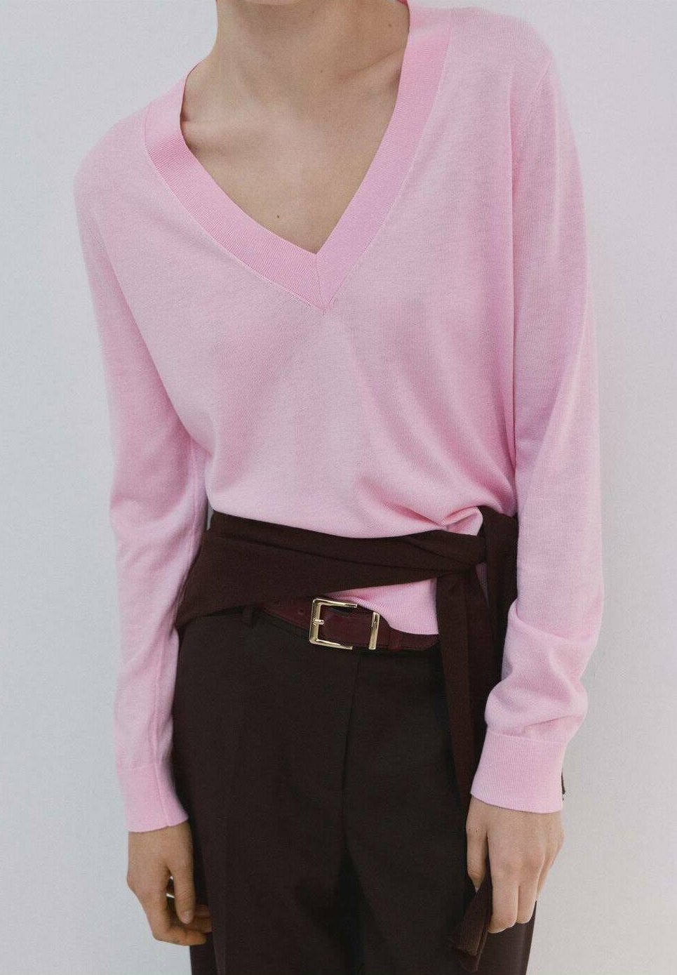 Zeagoo Maglione Donna A Maniche Lunghe Scollo A V Con Bottoni, Tinta Unita, Taglie S-XXL, Autunno Inverno