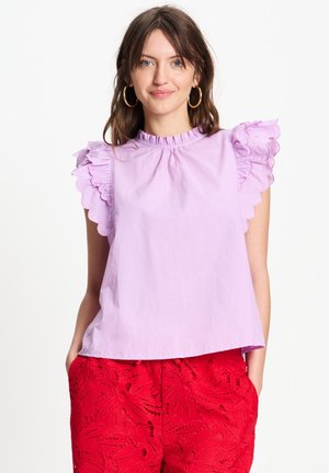 POM Amsterdam, TOP - RUFFLES LAVENDER - Blouse - purple