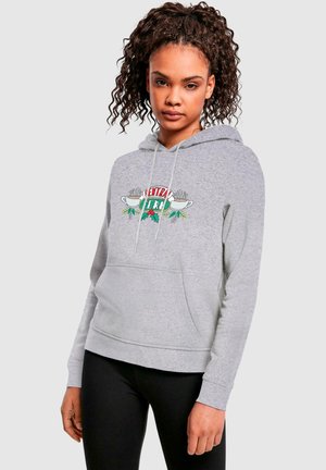 FRIENDS - FESTIVE CENTRAL PERK - Kapuzenpullover - heather grey