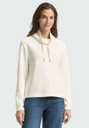 MIT STEHKRAGEN - Sweatshirt - whisper white