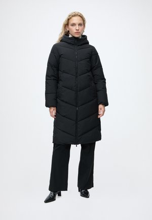 VILA, VILAVENDER LONG PUFFER - Зимно яке - black beauty
