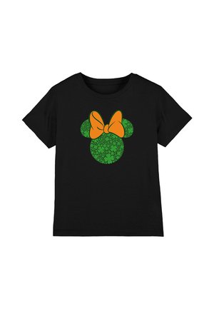 Disney MINNIE MOUSE ST PATRICK'S DAY SHAMROCK EARS - Print T-shirt - black