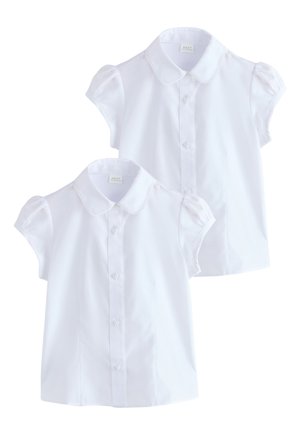Next, REGULAR FIT - GIRLS SHORT SLEEVE  EDGE COLLAR SCHOOL SHIRTS 2 PACK . - Skjortebluser - white