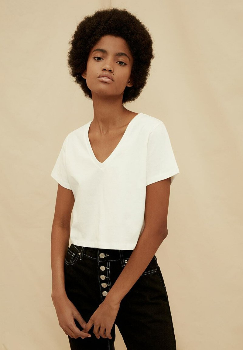 Trendyol T-shirt basic crème