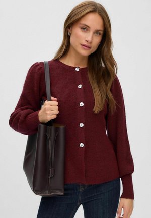 Vero Moda, CARDIGAN AWLEMON KNIT CARDIGAN - Gilet - zinfandel