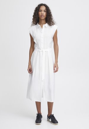 ICHI IHCINOMA - Shirt dress - cloud dancer