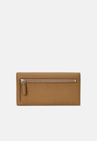Lauren Ralph Lauren CROSSHATCH LEATHER SLIM WALLET - Piniginė - camel