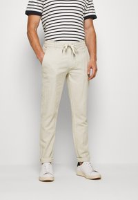 Lindbergh - TAPERED FIT PANTS - Kelnės - beige Miniatiūros vaizdas 1