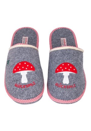 GLÜCKSPILZ - Slippers - mausgrau