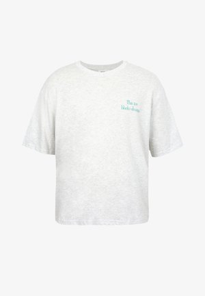YOURTURN, UNISEX - Printtipaita - light grey melange