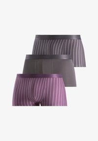 Valitud, aubergine gestreift anthrazit anthrazit gestreift