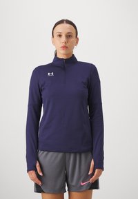Under Armour MIDLAYER - T-shirt à manches longues - midnight navy/white