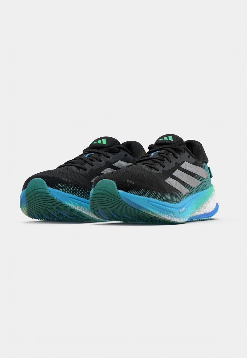 adidas Performance SUPERNOVA RISE 2 - Road running shoes - core black/glory  green/black - Zalando.ie