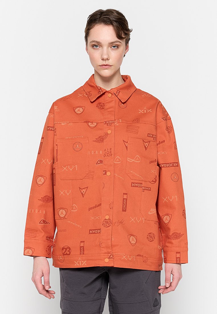 Jordan Spijkerjas oranje
