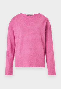 ONLRICA LIFE L/S V-NECK NOOS - Džemperis - raspberry rose