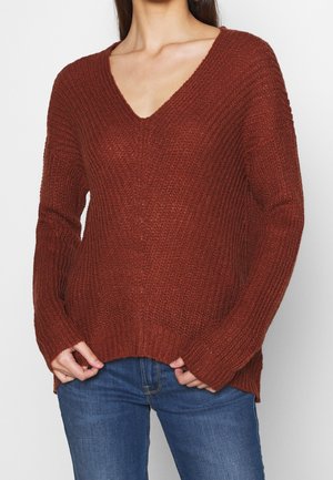 Strickpullover - red